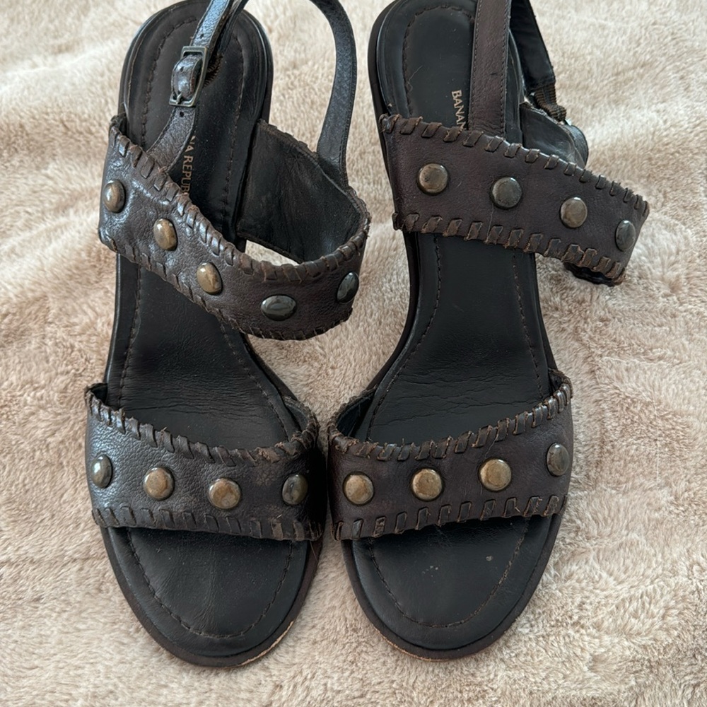 Banana Republic heeled sandals